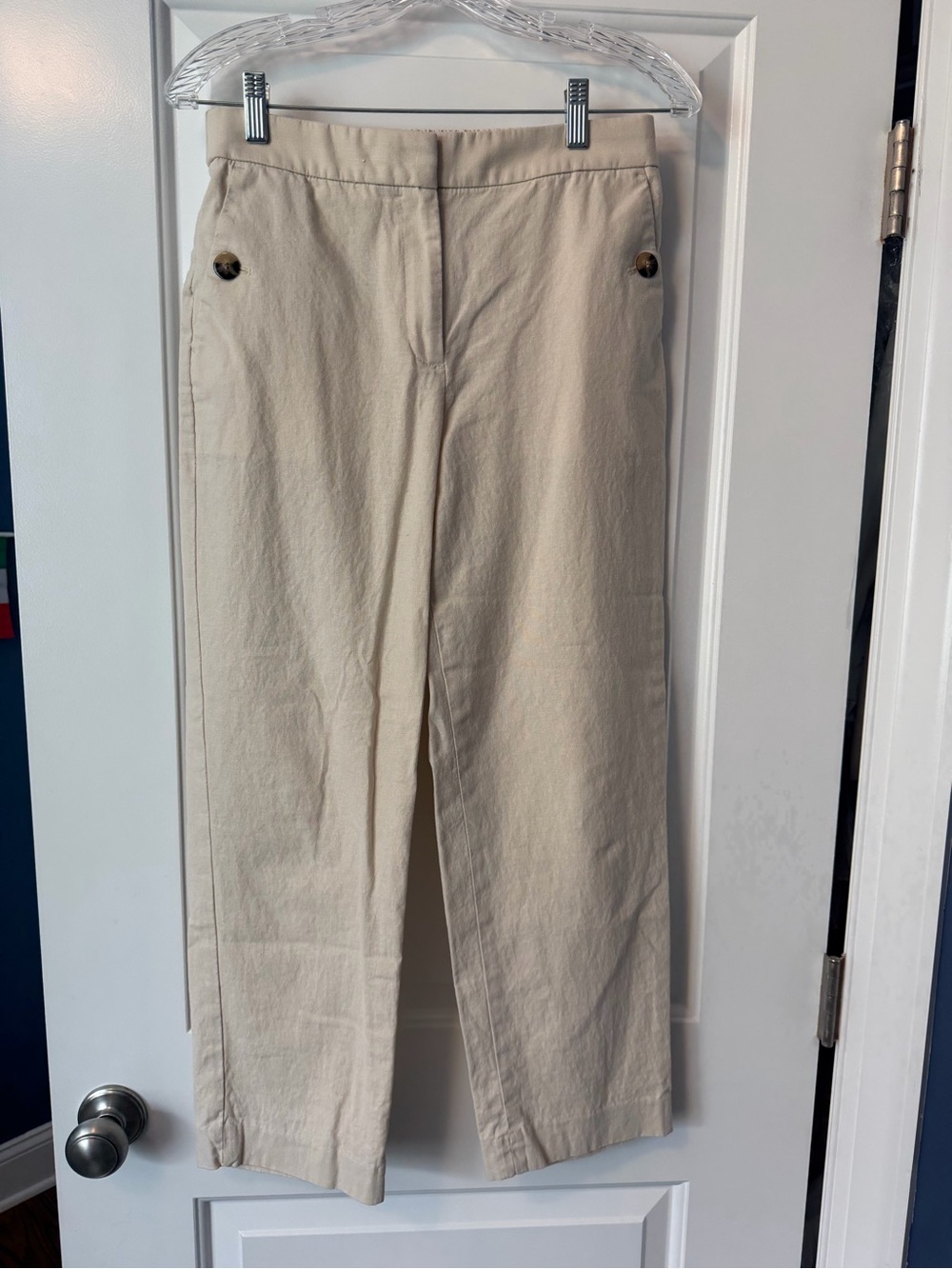 Women’s Beige Casual Chino Pants